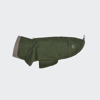 Cloud7 Dog Coat Brooklyn Flannel Fern Green