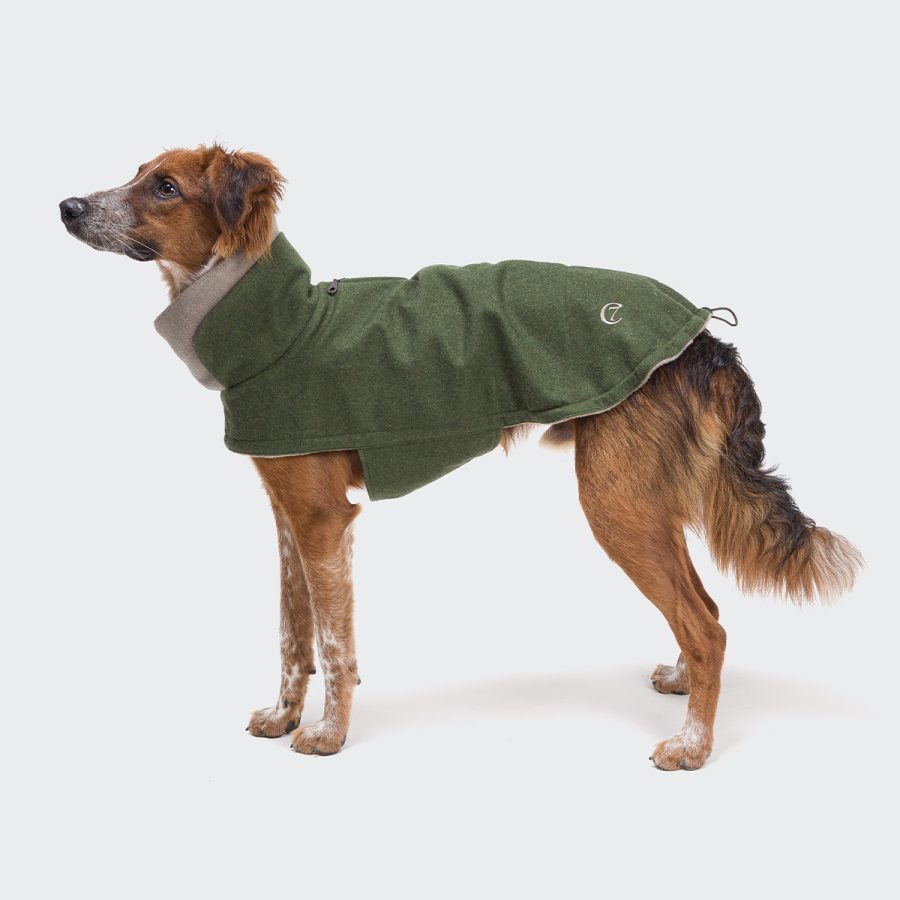 Cloud7 Dog Coat Brooklyn Flannel Fern Green - Bild 2