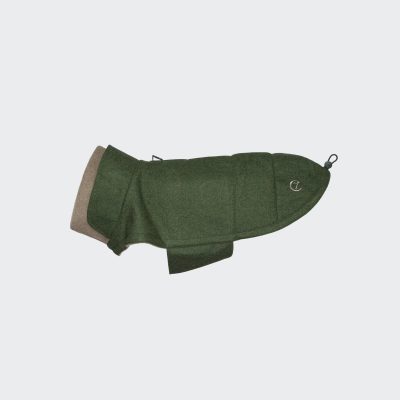 Cloud7 Dog Coat Brooklyn Flannel Fern Green Fransk Bulldogmodell