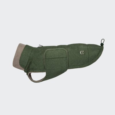 Cloud7 Dog Coat Brooklyn Flannel Fern Green Taxmodell