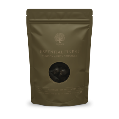 Essential Finest Venison & Duck Sausages 8-p
