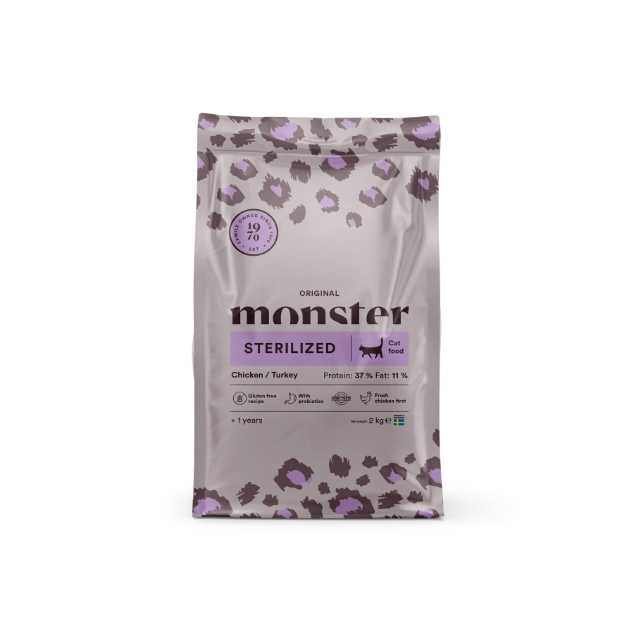 Monster Cat Orig. Sterilized Chick/Turkey