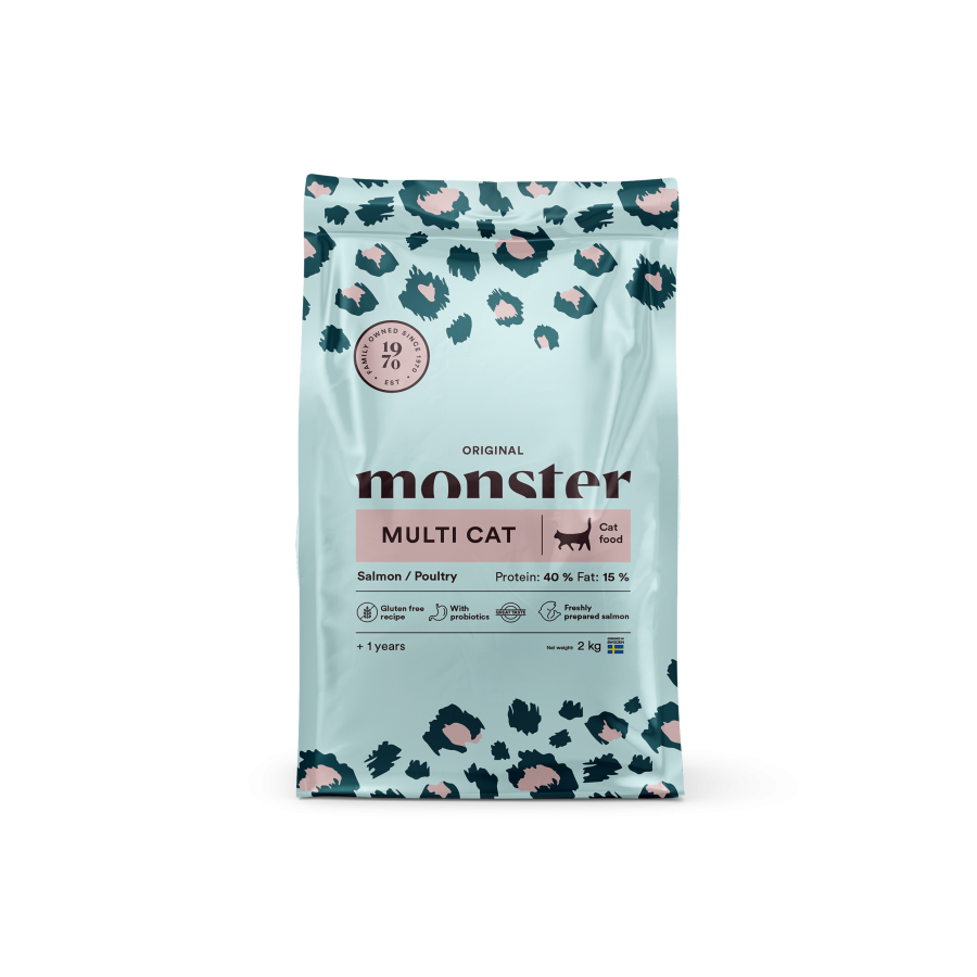 Monster Cat Orig. Multicat Salmon/Poultry