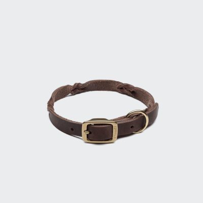 Cloud7 Riverlino Halsband Brun mässing