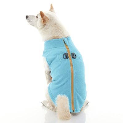 Gooby Zip Up fleece Mint