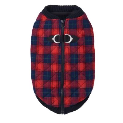 Gooby Fashion Vest Check Red