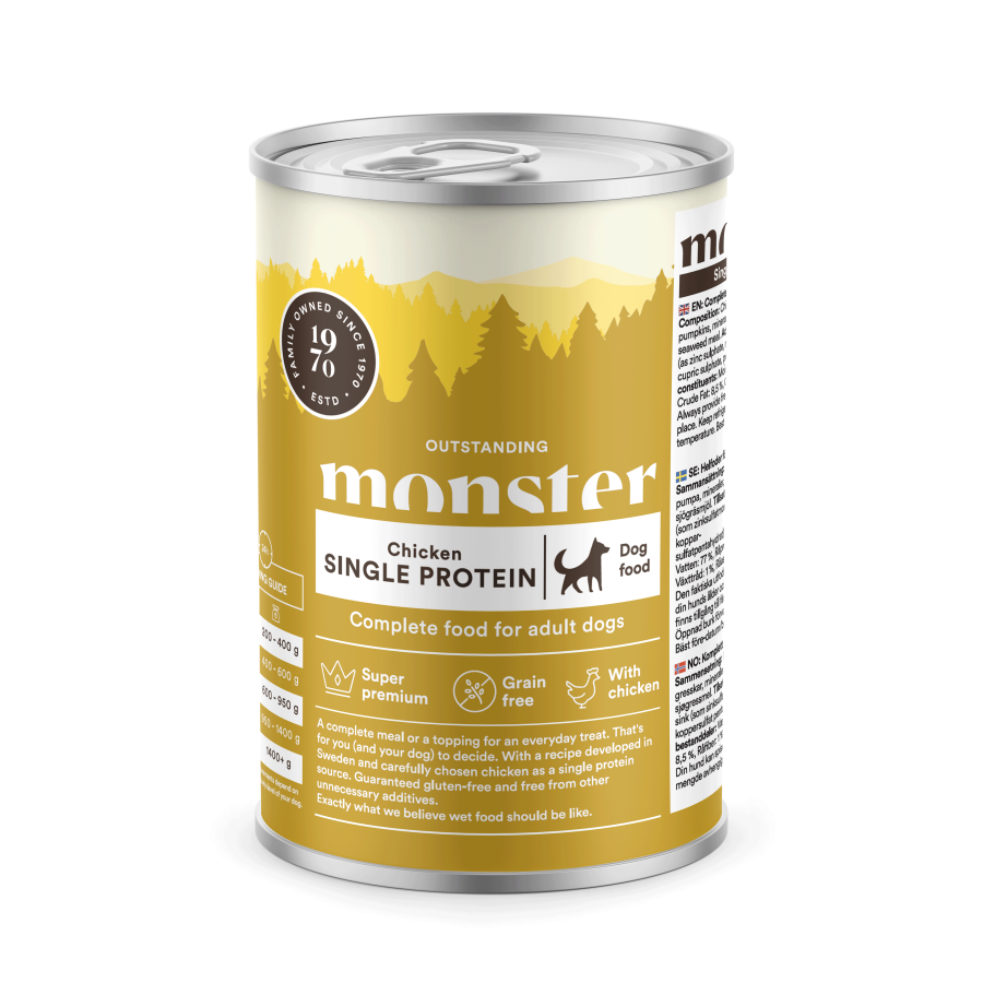 Monster Adult Single Chicken våtfoder