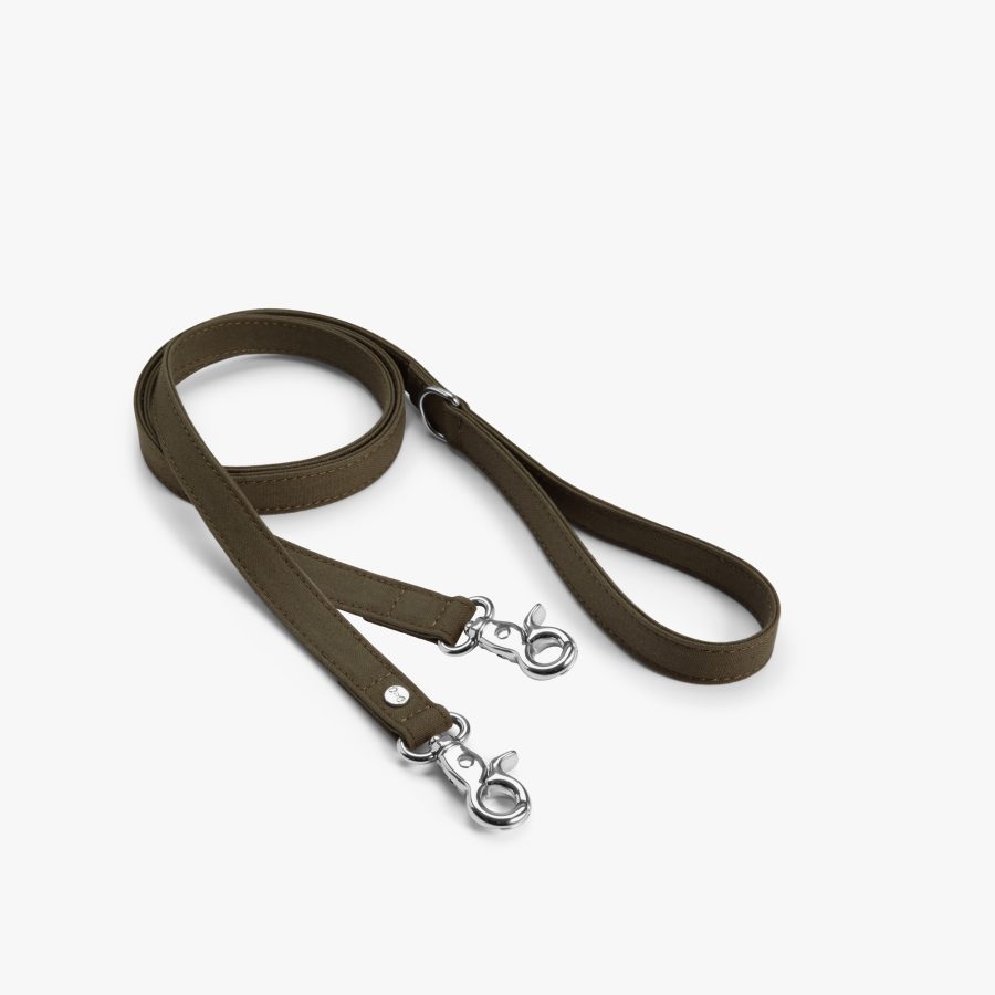 Denjo Dogs Justerbart Koppel Signature Go 200 cm Khaki