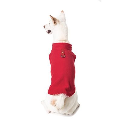 Gooby Fleece Vest Röd