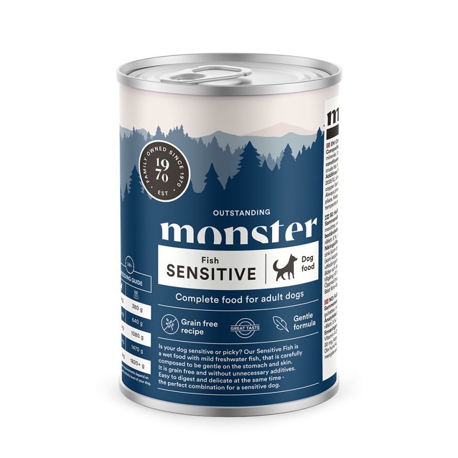 Monster Adult Sensitive Fish våtfoder
