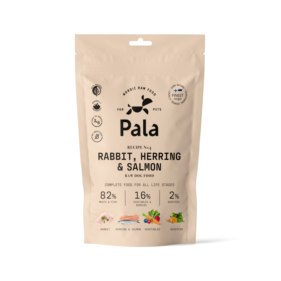 Pala Recipe No4 Rabbit, Herring & Salmon
