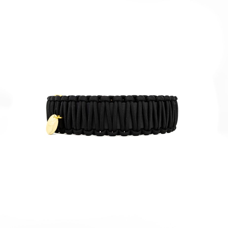 Stilhütte Halsband Paracord Svart