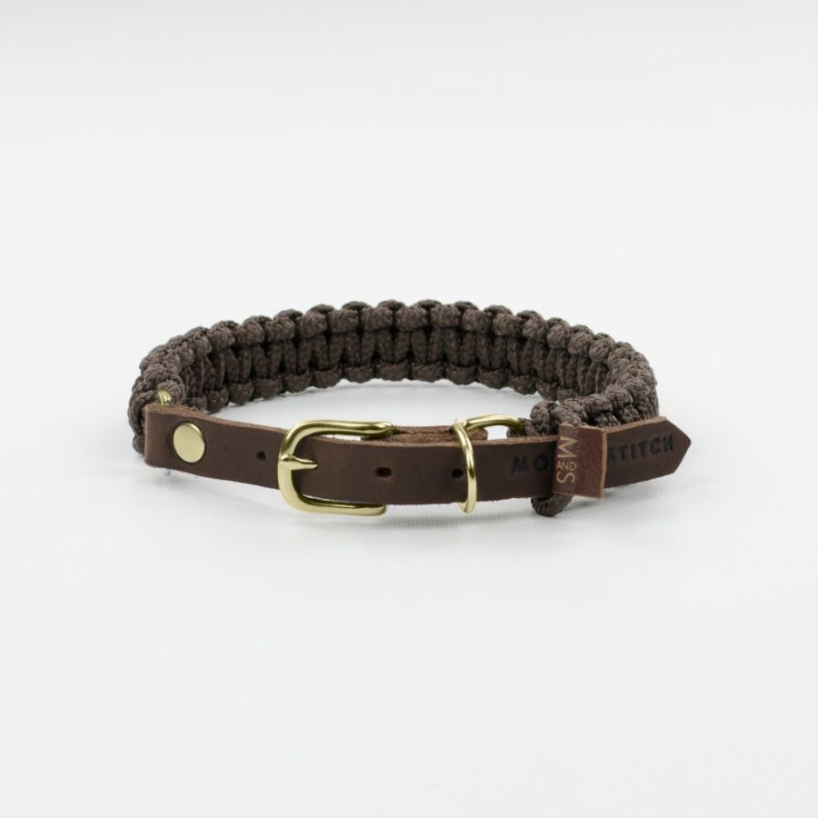 Molly and Stitch Touch of Leather Collar Choklad - Bild 2