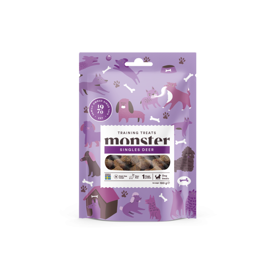 Monster Dog training treats Singles Deer 100 g