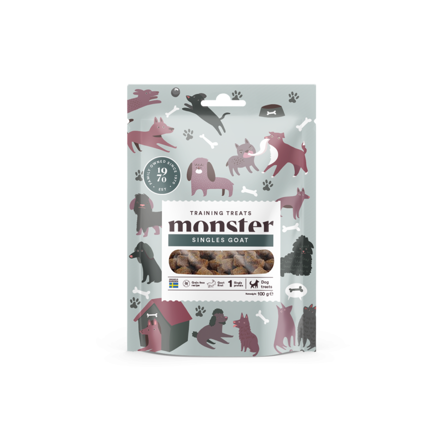 Monster Dog training treats Singles Goat 100 g