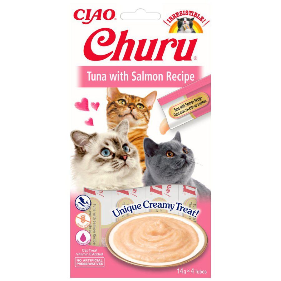 Churu Cat Tuna with Salmon Creamy Treat