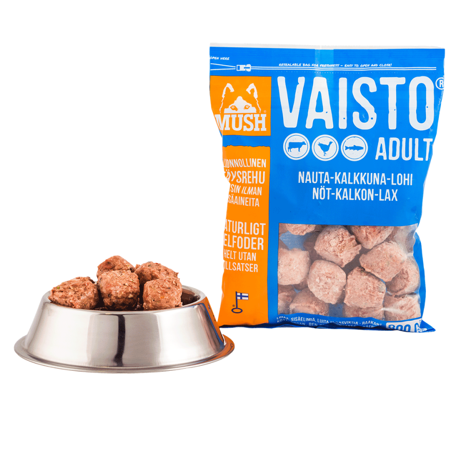 MUSH Vaisto® Adult Blå (Nöt-kalkon-lax)
