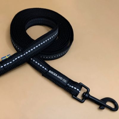 Birger and Company Anti-slip koppel Reflex Svart
