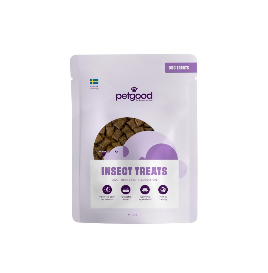 Petgood insektsbaserat Varva ned godis - 100g
