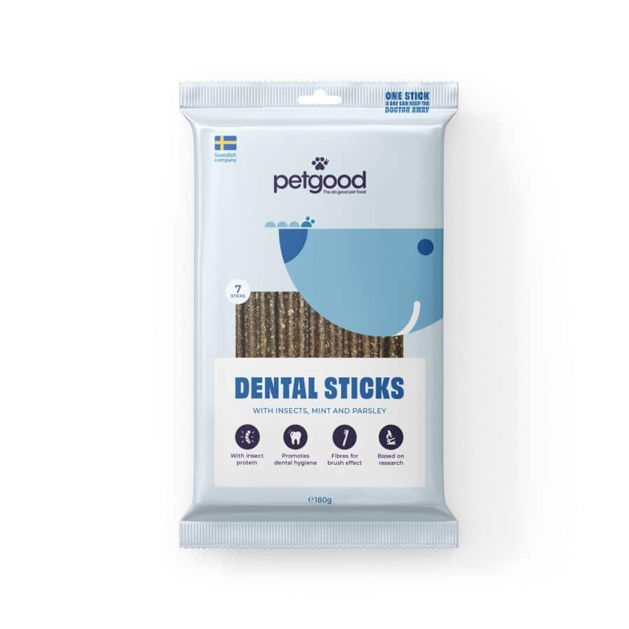 Petgood Dental sticks med insektsprotein 7-p