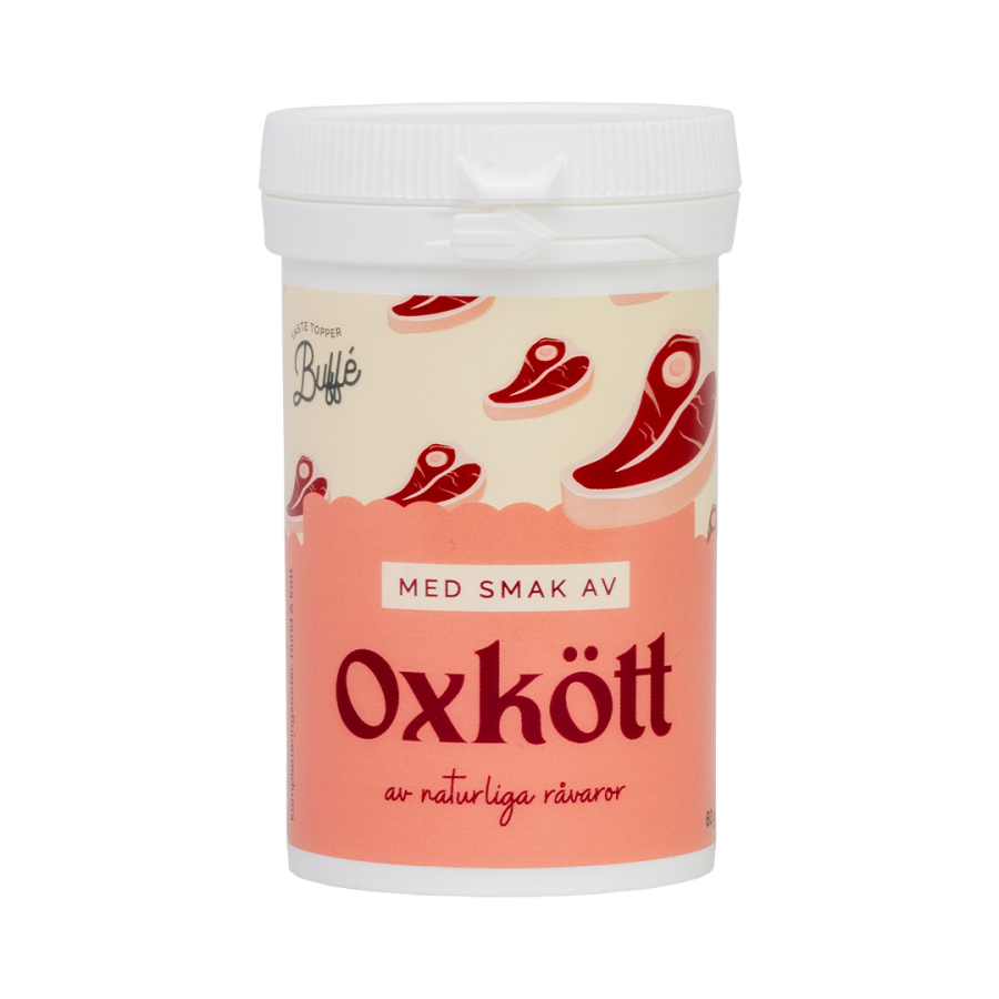 SvenskaDjurApoteket Buffé Taste Topper Oxkött 60g