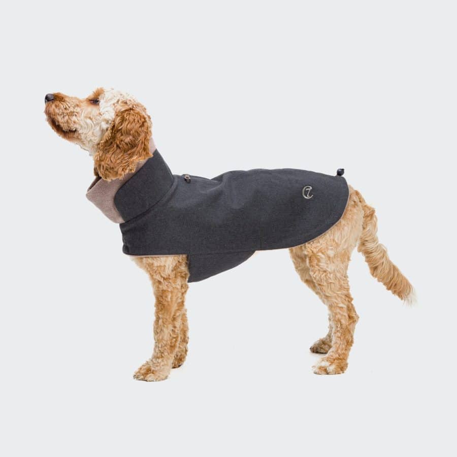 Cloud7 Dog Coat Brooklyn Waterproof Graphite - Bild 2