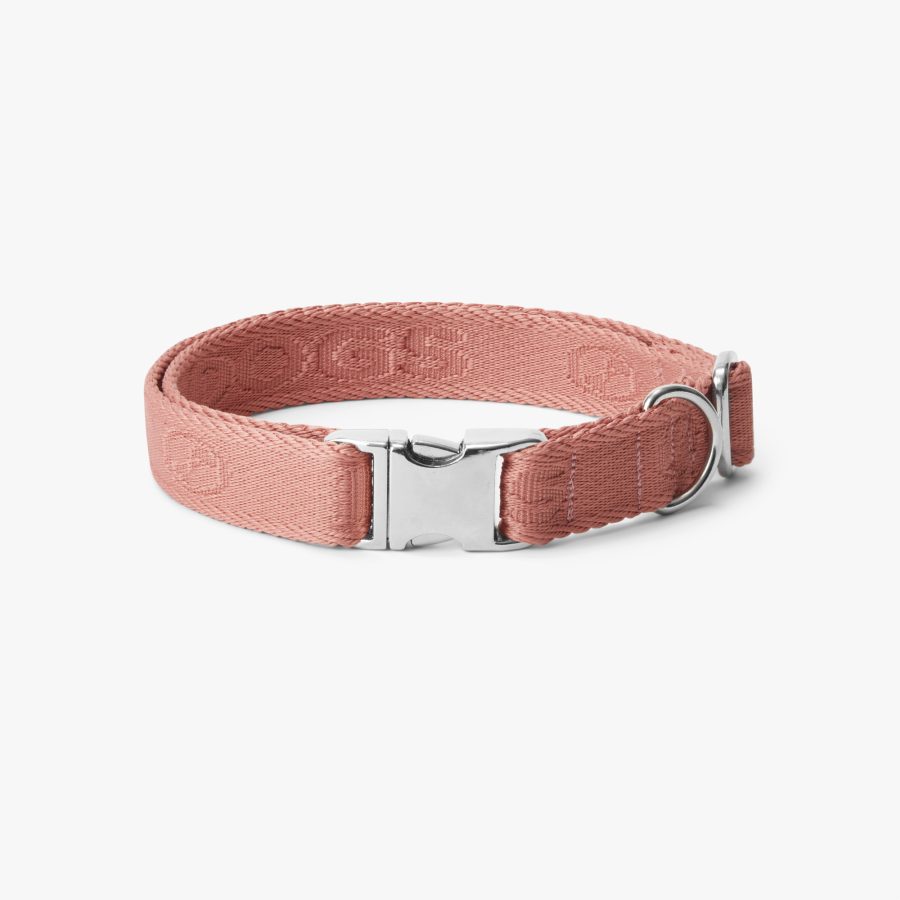 Denjo Dogs Hundhalsband Everyday Logo Pale Red