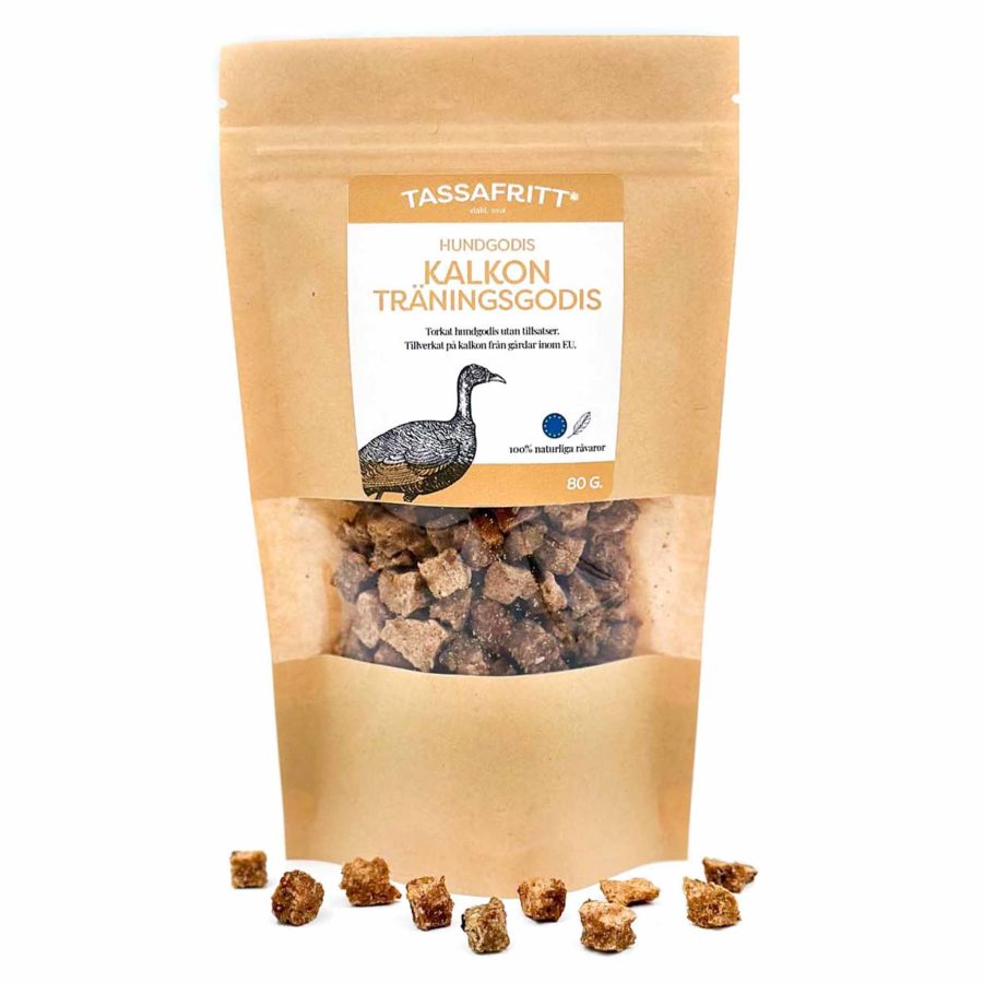 Tassafritt Träningsgodis Kalkon 80g