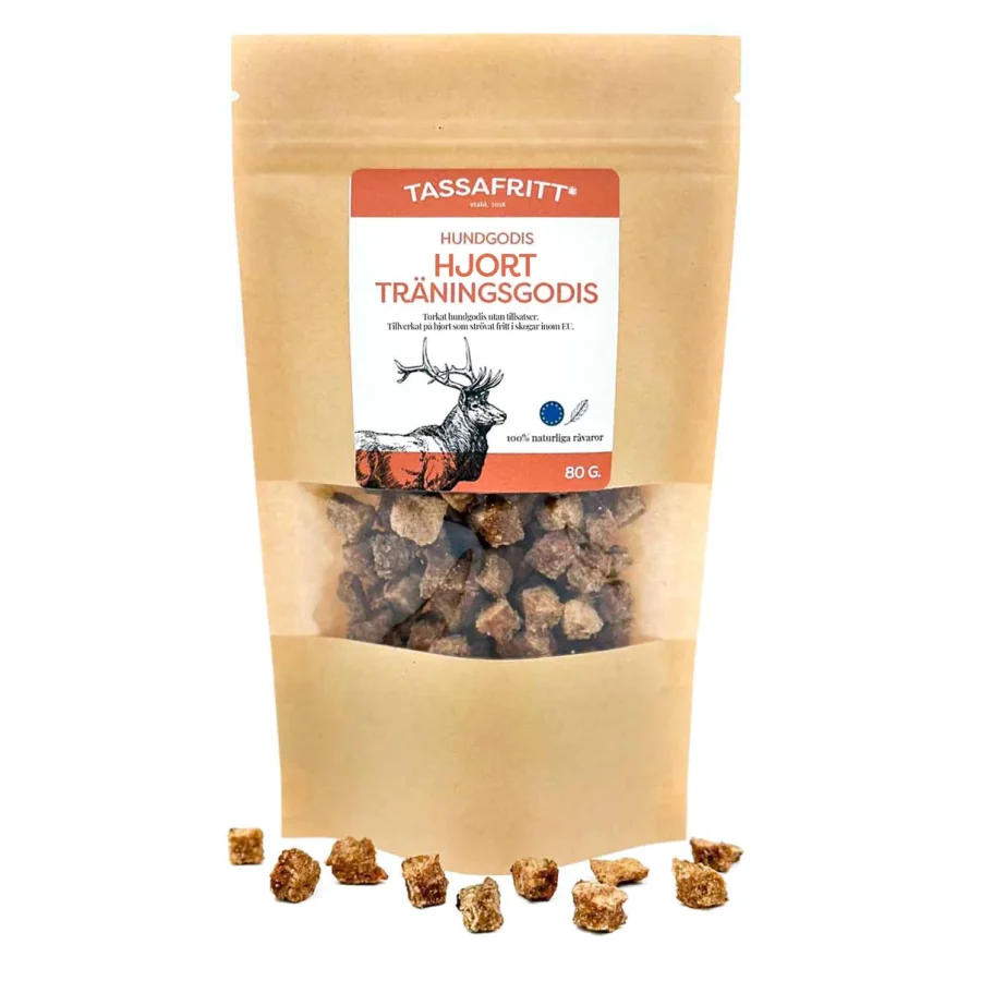 Tassafritt Träningsgodis Hjort 80g