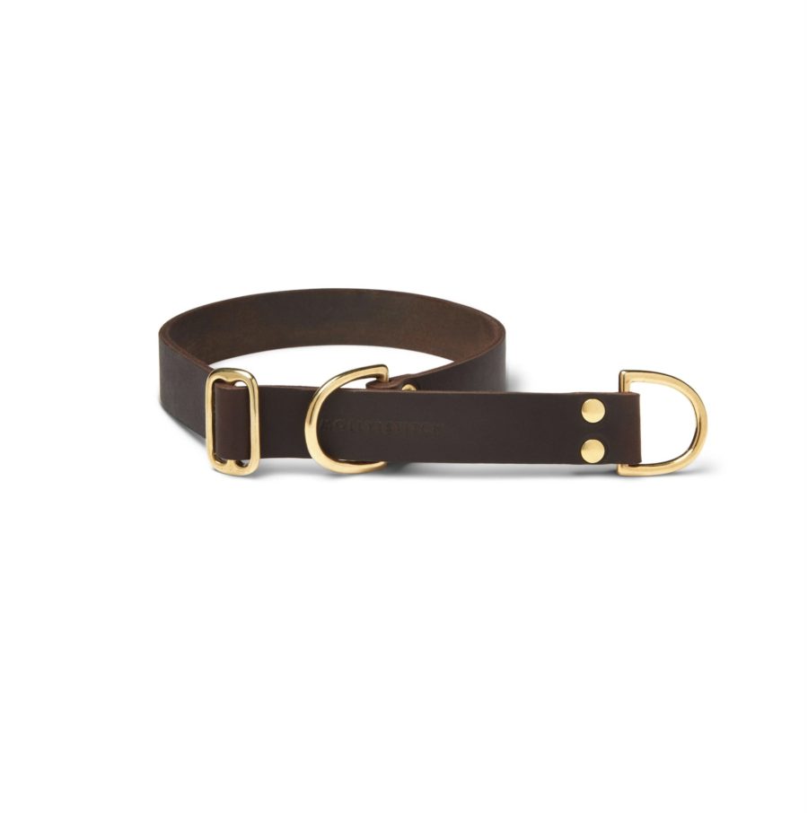 Molly and Stitch Butter Collar Halvstryp Classic Brown