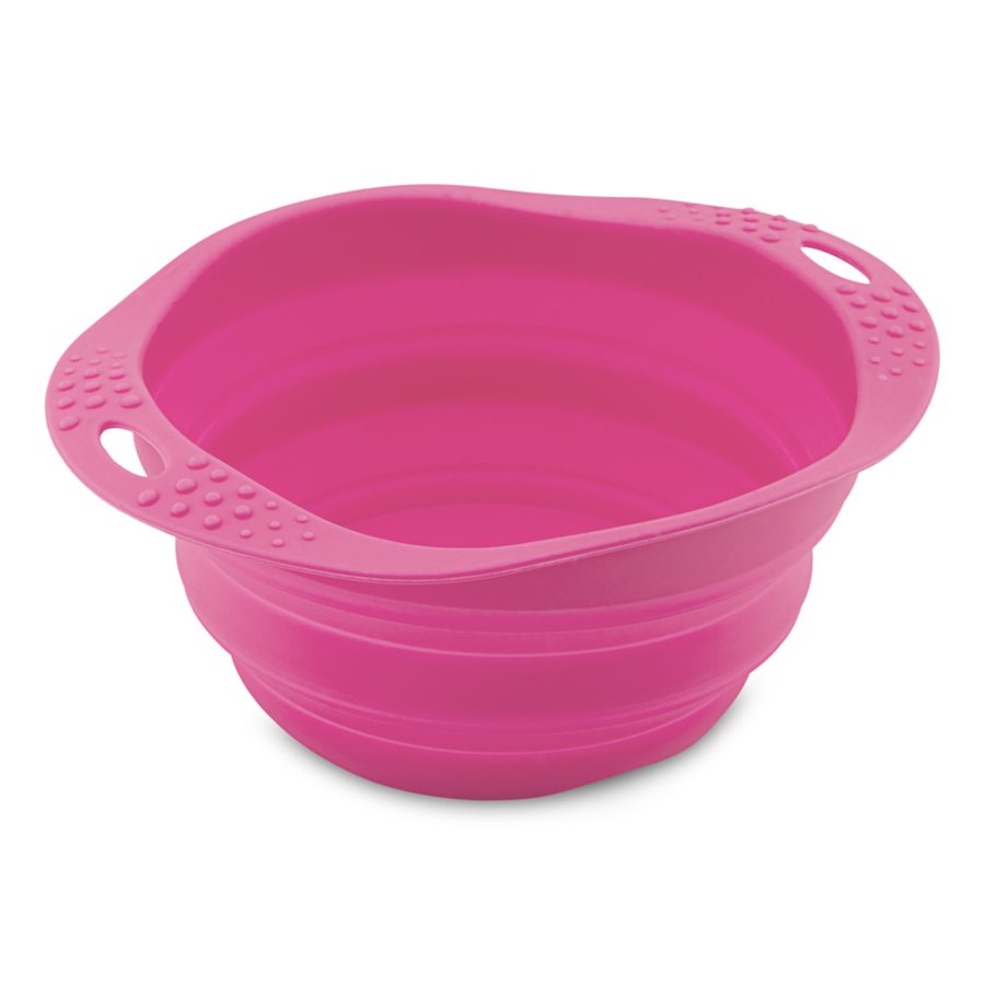 Beco Hopfällbar skål Rosa
