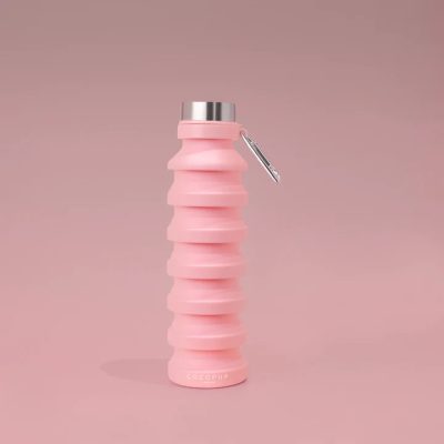 Cocopup London Hopfällbar Vattenflaska Rosa