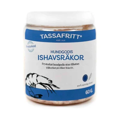 Tassafritt Frystorkade Ishavsräkor 60g