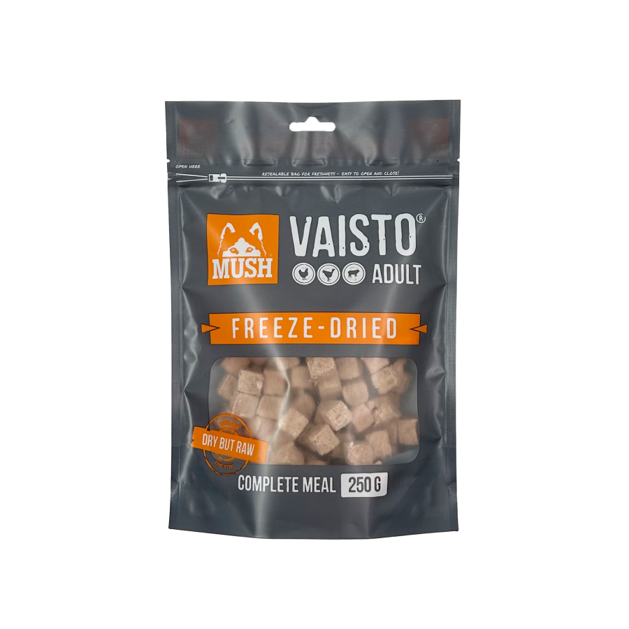 MUSH Vaisto Frystorkat Grå 250g