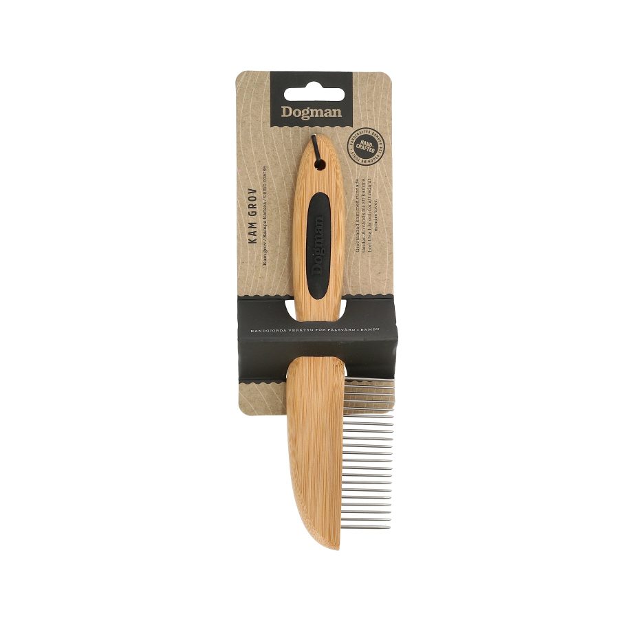 Dogman Kam grov Bamboo 17cm - Bild 2