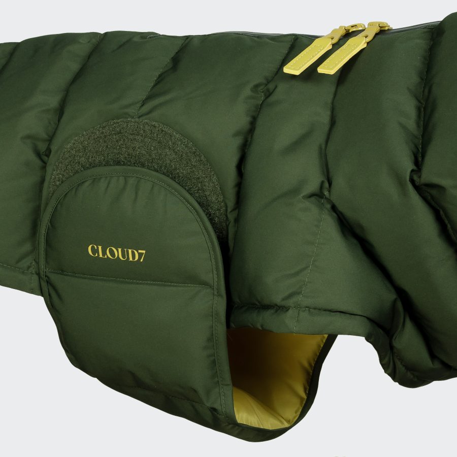 Cloud7 Alaska jacka Olive Fransk Bulldogmodell - Bild 2