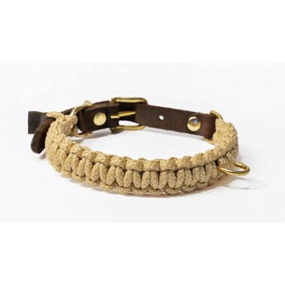 Molly and Stitch Touch of Leather Collar Beige