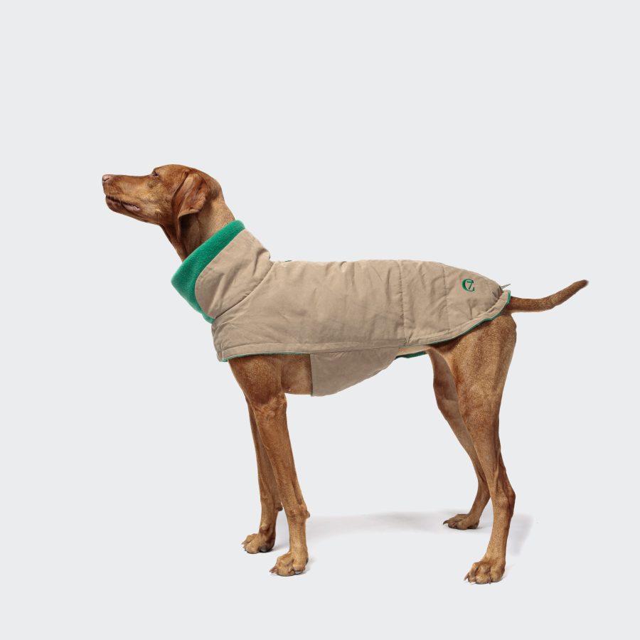 Cloud7 Dog Coat Brooklyn Waxed Cotton Sand - Bild 2