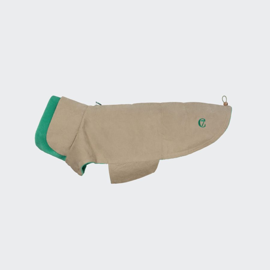 Cloud7 Dog Coat Brooklyn Waxed Cotton Sand