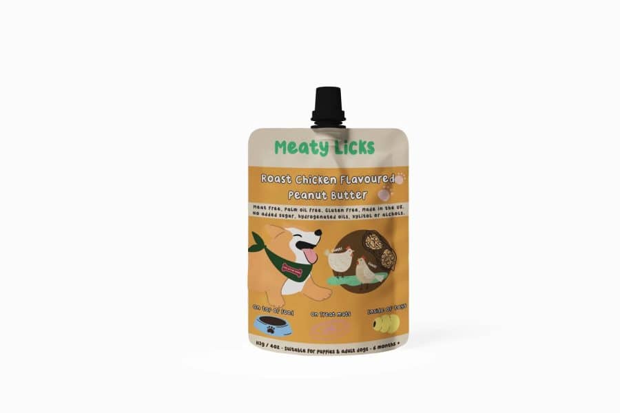 Meaty Licks Roast Chicken peanut butter 113g