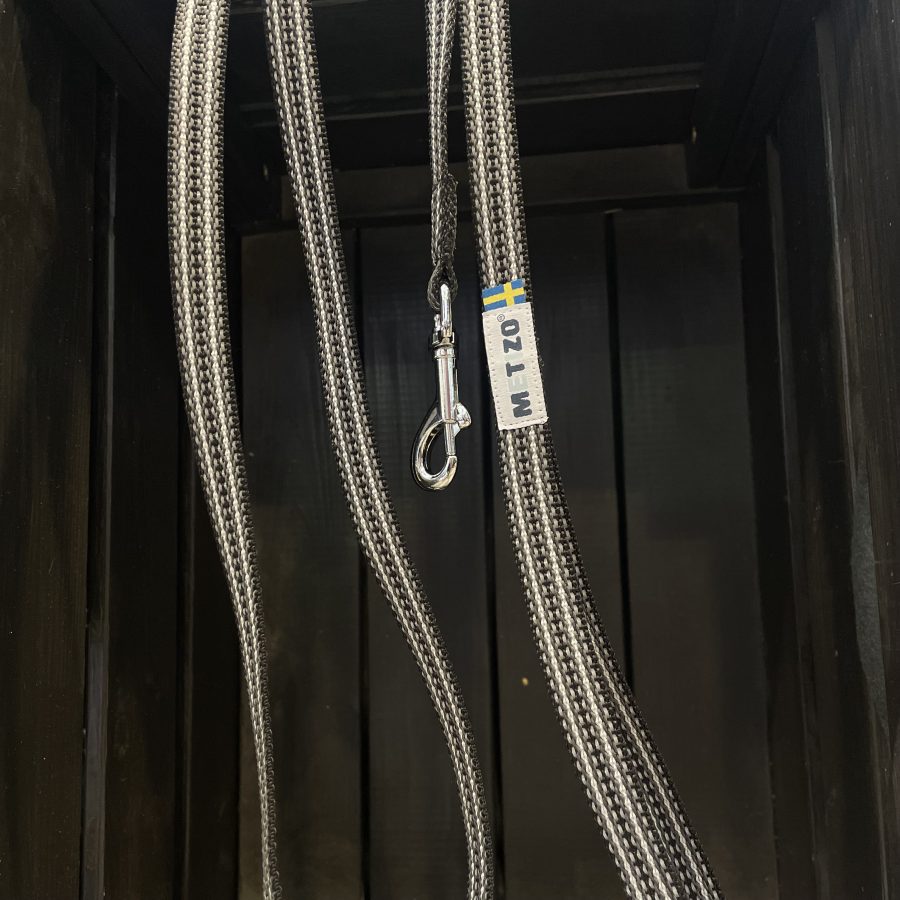 Metizo Koppel Reflex/Antiglid Pistolhake Svart 15mm 3m